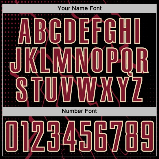 Lightning Black Soccer Uniform Jersey Sublimation Custom Sports Crimson-Cream Lightning Black Soccer Uniform Jersey Sublimation Custom Sports Crimson-Cream