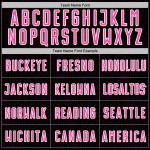 Pink-White Sublimation Soccer Sports Geometric Jersey Custom Black Uniform Shape Pink-White Sublimation Soccer Sports Geometric Jersey Custom Black Uniform Shape