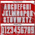 Jersey Uniform Sublimation Soccer Lines Red Custom Sports Gray-White Jersey Uniform Sublimation Soccer Lines Red Custom Sports Gray-White