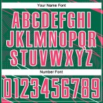 Soccer Pink-White Custom Sports Jersey Neon Green Kelly Uniform Sublimation Lines Soccer Pink-White Custom Sports Jersey Neon Green Kelly Uniform Sublimation Lines