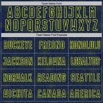 Uniform Shape Neon Geometric Sublimation Custom Sports Soccer Yellow Jersey Navy Uniform Shape Neon Geometric Sublimation Custom Sports Soccer Yellow Jersey Navy