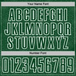 Sports Uniform Geometric White Sublimation Shape Custom Jersey Soccer Green Sports Uniform Geometric White Sublimation Shape Custom Jersey Soccer Green