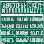 Custom Uniform Jersey Sports Sublimation Soccer Kelly Lines Gray-White Green