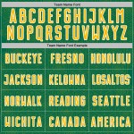 Green Kelly Shape Uniform Jersey Gold-White Custom Sports Soccer Sublimation Geometric Green Kelly Shape Uniform Jersey Gold-White Custom Sports Soccer Sublimation Geometric