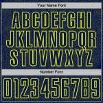 Uniform Shape Neon Geometric Sublimation Custom Sports Soccer Yellow Jersey Navy Uniform Shape Neon Geometric Sublimation Custom Sports Soccer Yellow Jersey Navy