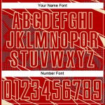 Cream Jersey Soccer Sports Red Sublimation Uniform Lines Custom Cream Jersey Soccer Sports Red Sublimation Uniform Lines Custom