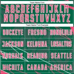 Soccer Pink-White Custom Sports Jersey Neon Green Kelly Uniform Sublimation Lines Soccer Pink-White Custom Sports Jersey Neon Green Kelly Uniform Sublimation Lines