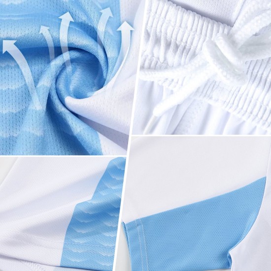 Sports Jersey Sublimation Shape White-Black Custom Soccer Uniform Teal Geometric Sports Jersey Sublimation Shape White-Black Custom Soccer Uniform Teal Geometric