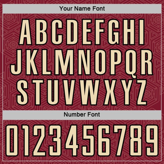 Shape Sublimation Geometric Custom Soccer Sports Uniform Cream-Black Jersey Crimson Shape Sublimation Geometric Custom Soccer Sports Uniform Cream-Black Jersey Crimson